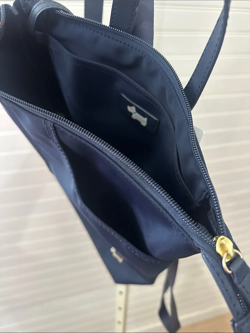 Radley Navy Blue Women's Tote Backpack - Everyday Convertible Bag